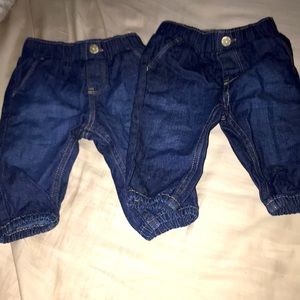 Boys Garanimals Pants(2pairs)(3-6months)